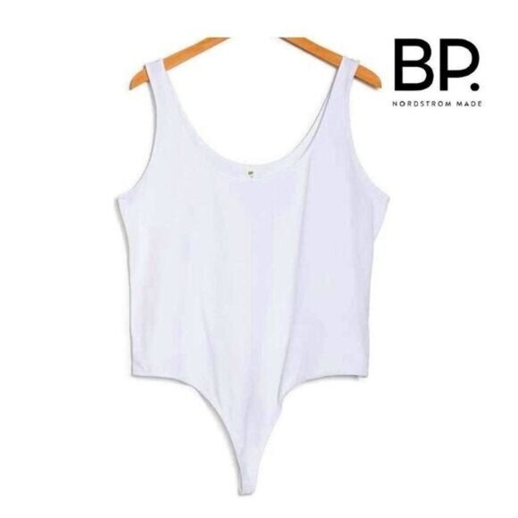 BP. Women's Sexy Double Scoop Neck Tank Shaping Bodysuit NWT - Picture 3 of 5